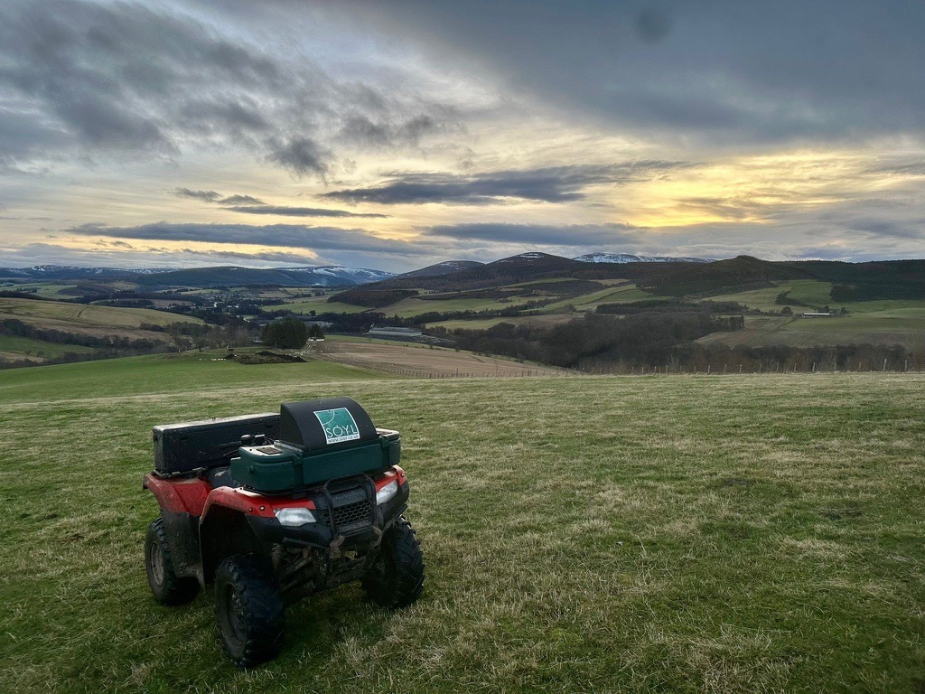One of our soil samplers was recently out PK mapping on a farm in #Scotland with a great view of Ben Rinnes in the background ⛰ Identifying nutrients allows us to provide a management plan to support farmers with fertiliser use efficiency. More info: tinyurl.com/3rbjb4fs