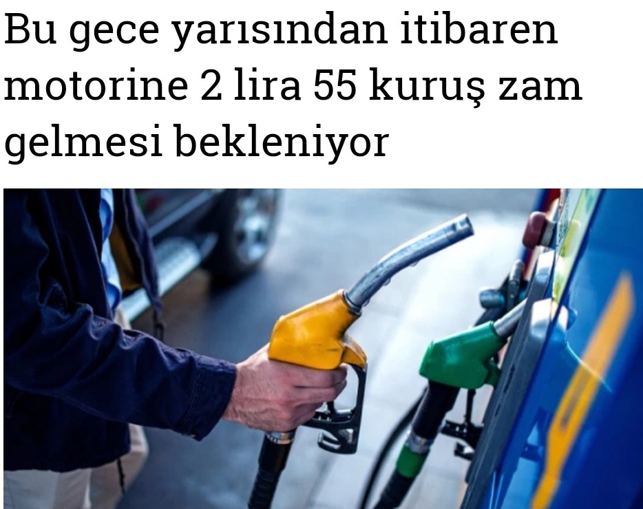 "Kaşıkla zam alıyoruz kepçe ile geri veriyoruz "

Sürekli artan akaryakıt maliyetleri, ulaşım sektörü ve birçok kalemlere zam olarak yansıyor. 

Bu şartlarda nasıl hizmet edeceğiz. Esnaf ve vatandaş olarak nasıl geçimi sağlayacağız. 🤷‍♂️😠