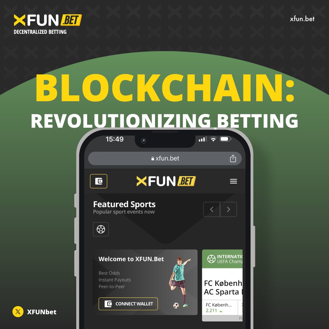 🤖 Embrace the tech! Learn how blockchain is changing the betting industry for the better at #XFUNBet. Discover more at xfun.bet! #TechInBetting 🚀