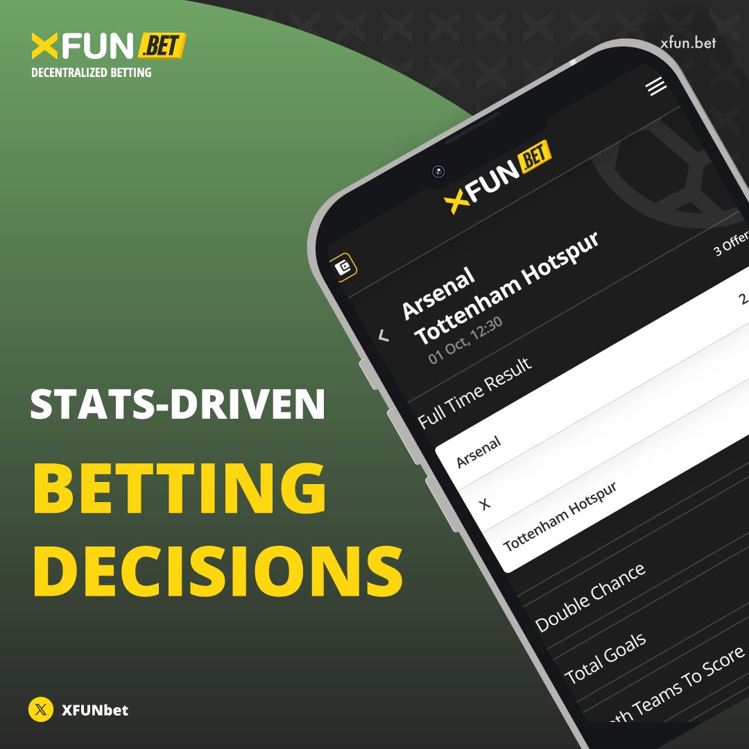 : 📊 Statistics matter in betting! Use #XFUNBet's detailed stats and analysis tools to make informed bets. Start at xfun.bet! #BettingStats 📈