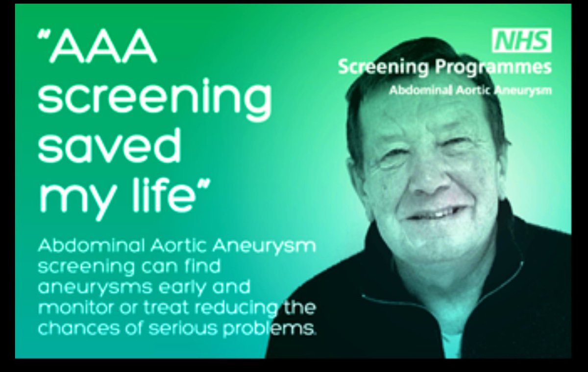 An aneurysm is a swelling of the blood vessel that can prove fatal.  We invite 18 000 men aged 65 every year across Greater Manchester with an 80% response rate.

We’re working hard on that last 20% to ensure more men take up screening.

It’s free, painless and the ultrasound