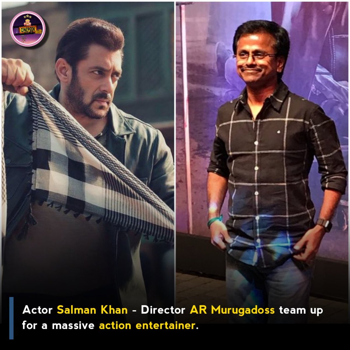 OnceMoreMedia's tweet photo. #FilmyBuzz - #SalmanKhan - #ARMurugadoss team up for a massive action entertainer.
#Bollywood #CinePeek https://t.co/wDXStCqcKk