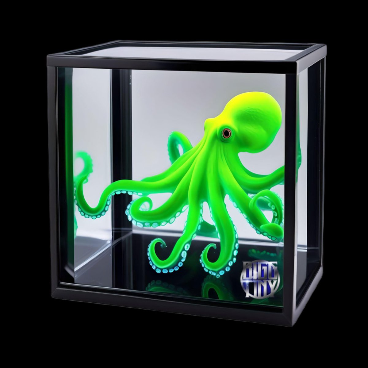 biggtinynft's tweet photo. #octopus #sea #ocean #sushi #3dart #3dbox #box #glass #nftart https://t.co/yCRdeI8mTy