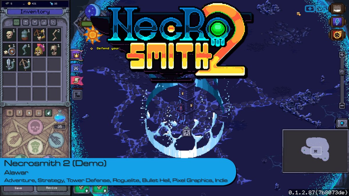 OverageGmngCom's tweet photo. OG plays Necrosmith 2 (Demo)!
https://t.co/D0HwF7QCEf
Like & Sub!
@alawarteam
#necrosmith #strategy #towerdefense #roguelite #bullethell #pixelart #IndieGameTrends #IndieWatch #IndieDev #GameDev #IndieGameDev #IndieGame #IndieGames #Gameplay #letsplay #gaming https://t.co/vVa3TJxslu
