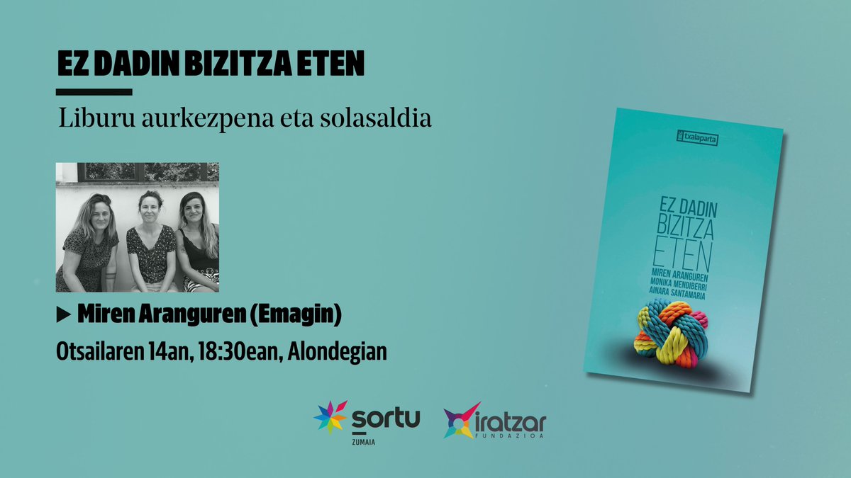 🧶 Zaurgarritasuna ez aitortzeak zer ondorio du zaintzen antolaketan? Eta zaintza eskubide unibertsalik ez izateak? Nolako eredua behar dugu bizitzarik eten ez dadin? Halako galderen bueltan ariko gara etzi. 📍Alondegian 🕡 18:30ean Info +: labur.eus/a6XFi