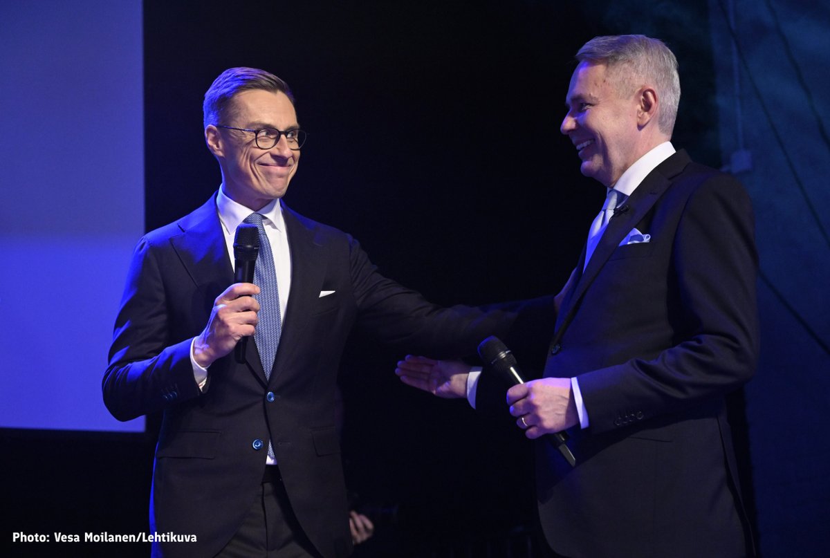 Finland’s presidential elections wrapped up with a moment of unity: President-elect Alexander Stubb took the stage at runner-up Pekka Haavisto’s election-night party to thank and praise him and his supporters. 🤝 Both candidates stressed the importance of fair, honest elections.