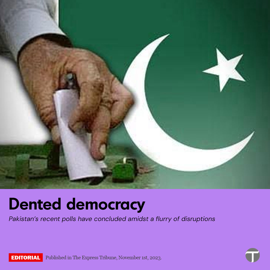 ETOpEd's tweet photo. EDITORIAL: Amidst allegations of a rigged election, Pakistan’s recent polls have concluded amidst a flurry of disruptions, including the suspension of mobile calls and data. 

For more: https://t.co/Zyco7FEkis
#etribune #ETopED #TribuneEditorial https://t.co/Fb55Vw0Nr6