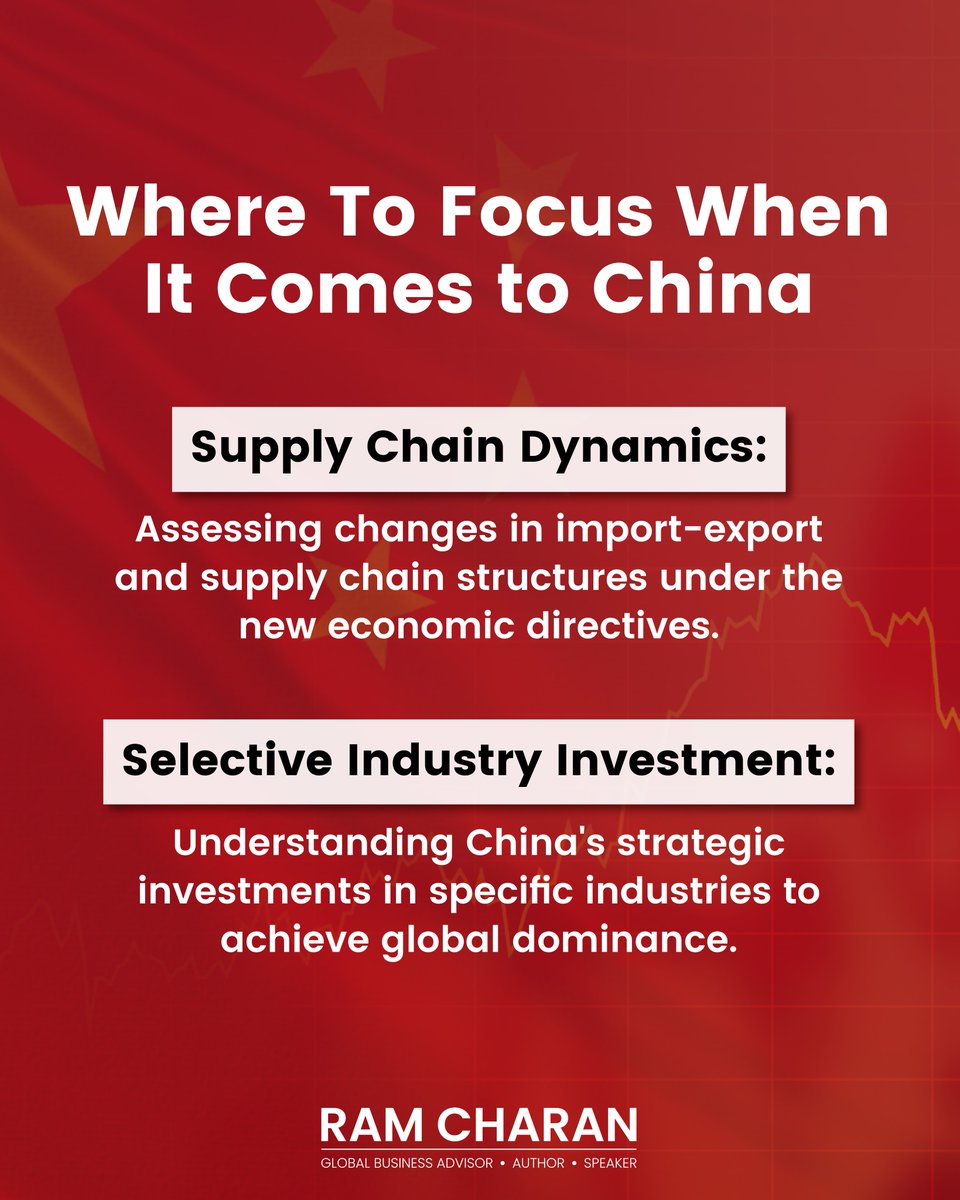 As we observe the stress on the #ChineseEconomy, it's a critical moment for C-suite #leaders. A robust Chinese economy is beneficial globally, being the second largest in the world.

Business leaders — this calls for strategic recalibration.