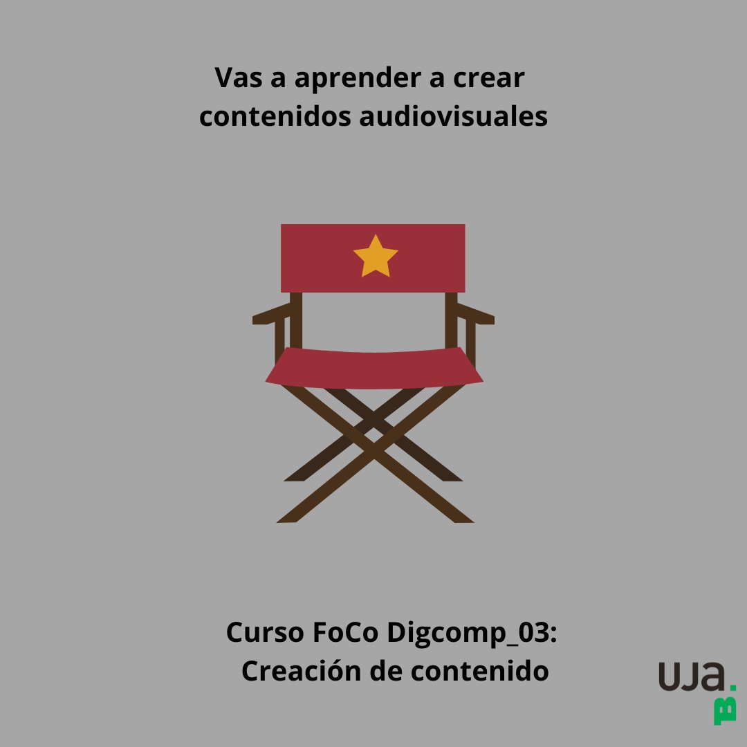 bujatuit's tweet photo. 📢Comienza el curso FoCoDigComp_03 sobre creación de contenidos audiovisuales📢
Matricúlate antes del 3 de marzo 📝🗓️
Vas a flipar, digo a filmar 🎥
Lee más: https://t.co/68vE6ohZ3K https://t.co/rqPIqHUHoI