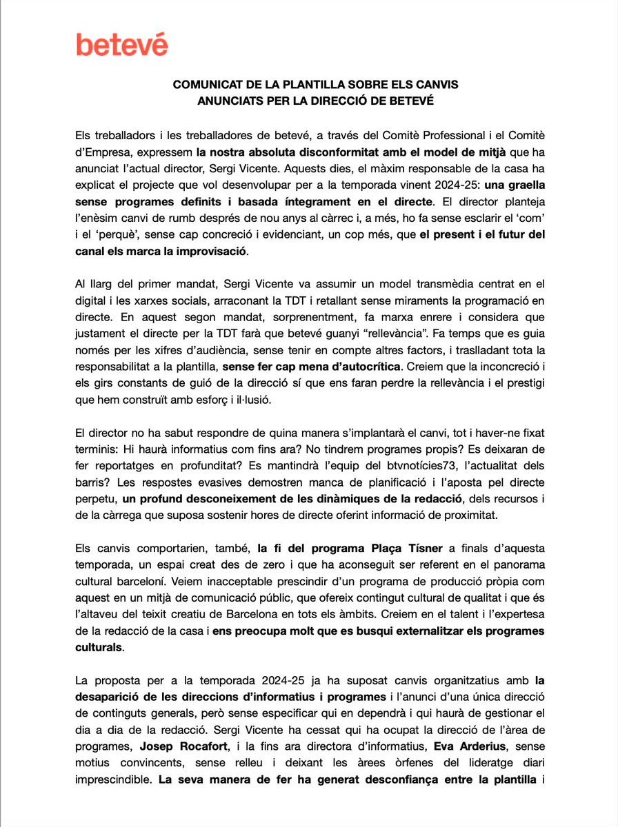 Comitè Professional tweet media