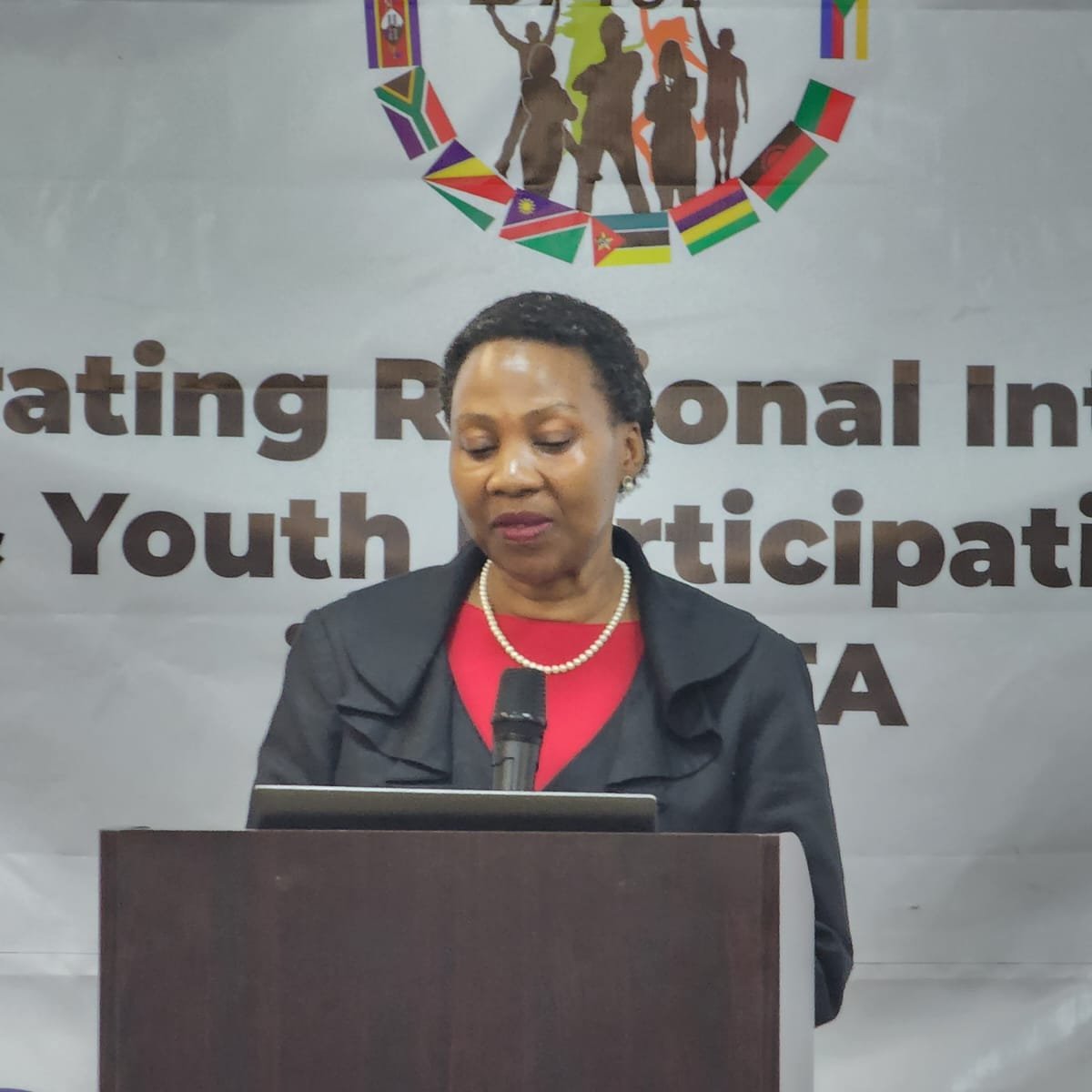 'I firmly believe that @SADCYouthParly aims to achieve similar objectives as @sadcpf, from a youth perspective...' ~ H.E @BoemoSekgoma #SADCYouth