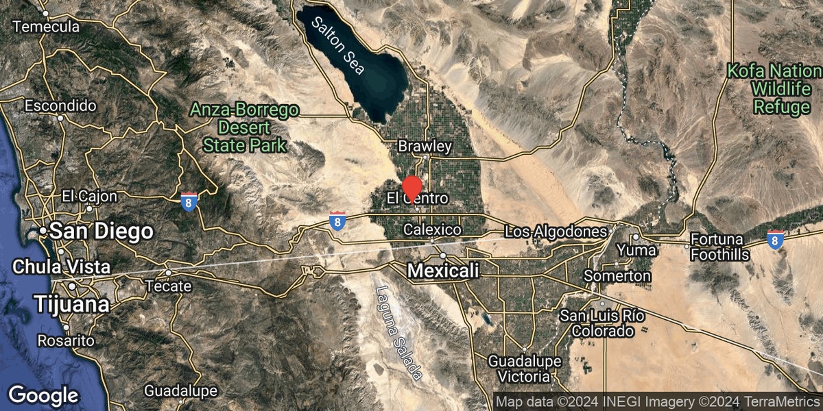 SD_Earthquakes's tweet photo. M5.2 #earthquake 92mi E of #SanDiego, CA at 12:36am. 1mi NW of El Centro, California — https://t.co/jixPDUNvKu https://t.co/IBEcR8bOH6