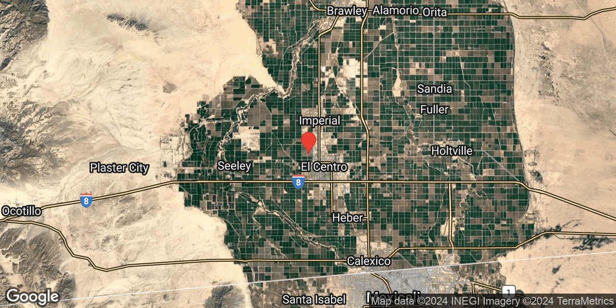 SD_Earthquakes's tweet photo. M5.2 #earthquake 92mi E of #SanDiego, CA at 12:36am. 1mi NW of El Centro, California — https://t.co/jixPDUNvKu https://t.co/IBEcR8bOH6