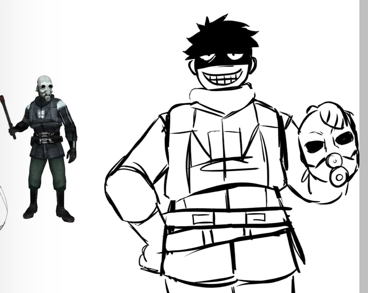 amyispowpow's tweet photo. that one tweet of benrey getting chubby in hl2vrai https://t.co/pxJA26NRRC