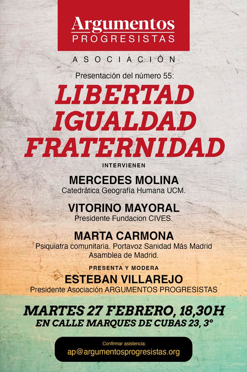 Presentamos la revista n.º 55 de Argumentos Progresistas. Te esperamos