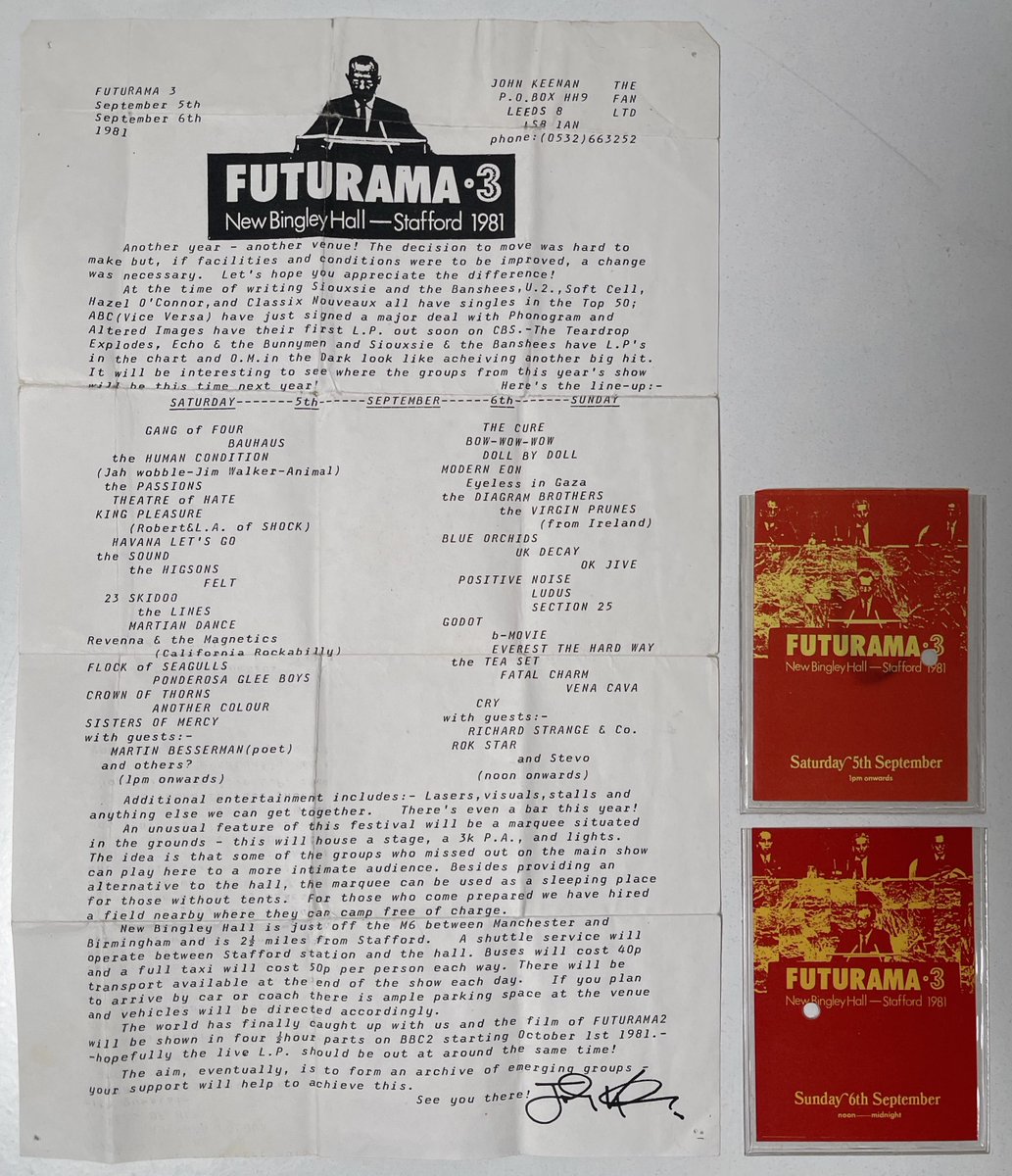 OmegaAuctions's tweet photo. Would love to hear more about the Futurama festivals of the early 80s - incredible lineups!

https://t.co/QgpmqsV48S https://t.co/BX3TTszchw