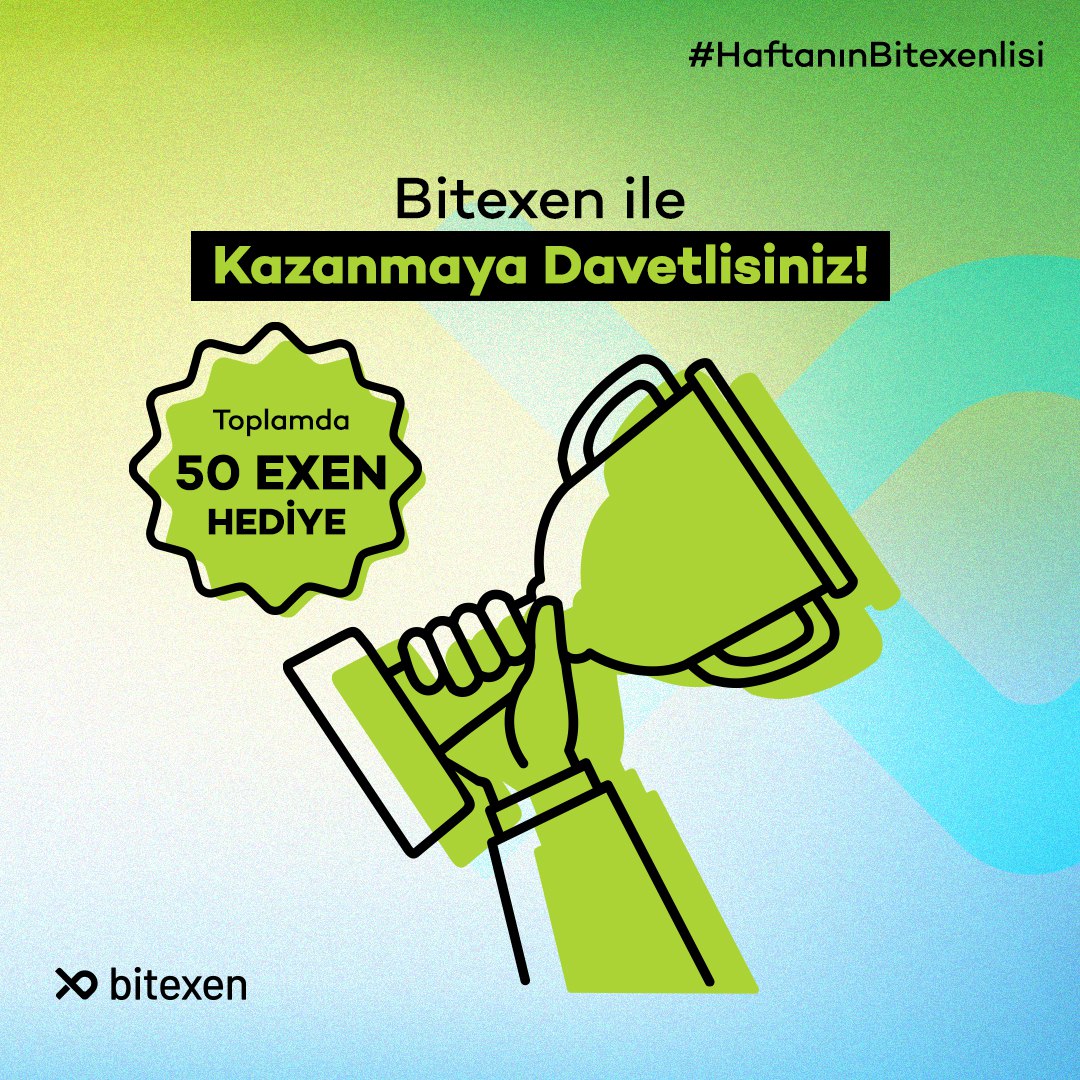 Görev: Yorum yap, 100 puanı kap! 🥳 X hesabını Bitexen hesabınla eşleştir, @bitexencom hesabını takip et, bu gönderiye yorum yap, 100 puan kazan! Her hafta en yaratıcı yorumla 50 EXEN kazanabileceğin #HaftanınBitexenlisi yarışma detayları aşağıda ⬇️ 🔹Bu gönderiyi beğenin,…