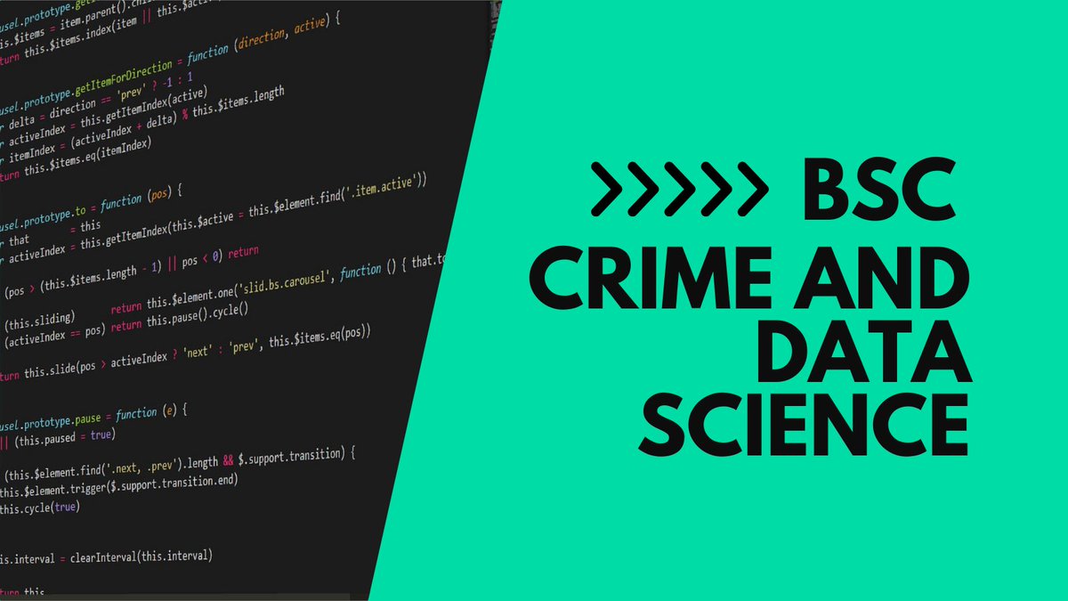 COURSE SPOTLIGHT: Find out more about joining our BSc in Crime and Data Science... bit.ly/49qMCg5 #DataScience #undergraduate #BigData #criminology #exeter #computational