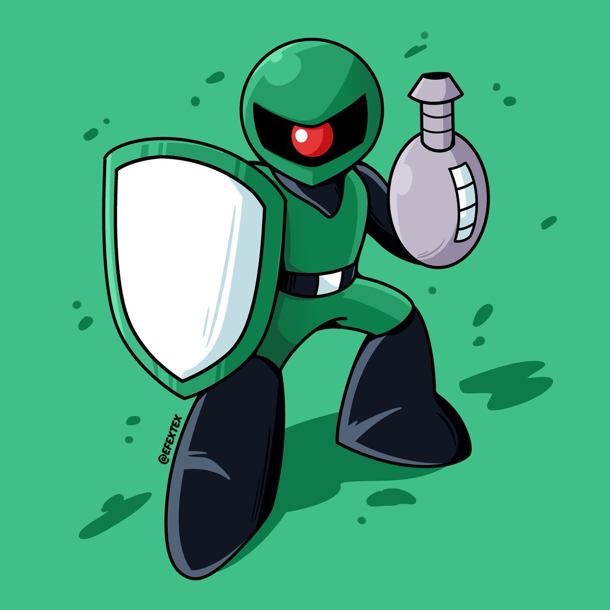 EFEXTEX's tweet photo. sniper joe! 🔫
#megaman https://t.co/GyVrgf3OWK