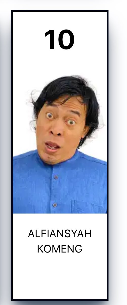 Masa iya kaga gue coblos. Tapi ngapa fotonya gini ya Bang Komeng 🤣😭