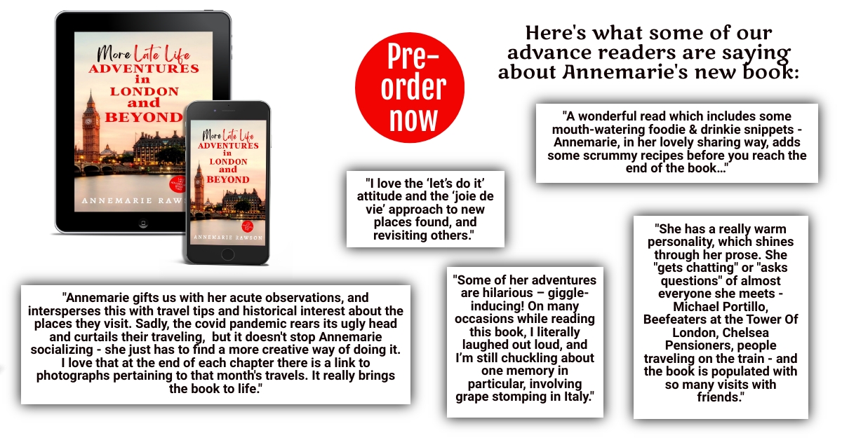 Ant_Press's tweet photo. Congratulations to Annemarie Rawson whose new memoir is out on pre-order and already #1 New Release on Amazon. More Late Life Adventures in London and Beyond 
Pre-order from Amazon: https://t.co/zD6uZfdQEE
Book Launch, March 1, 2024.
#welovememoirs https://t.co/8ceucpQVbW