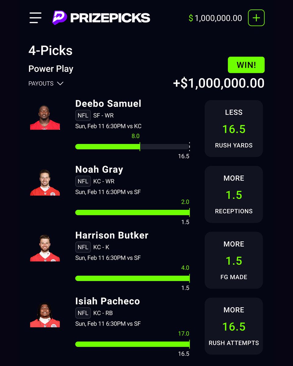 PrizePicks tweet picture