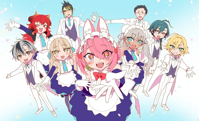たくさんのLOVEをありがとう!#もっとももちゃんあーと(アニメ盤ジャケットを参考にしたファンアートです) 