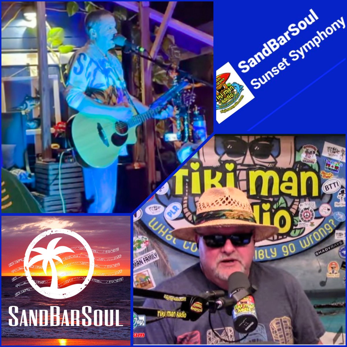 Thx to Danny Lynn and @TikiManRadio for featuring 'Sunset Symphony' on the air today! Get the Tiki Man Radio app or watch on YouTube - great supporter of #troprock artists!