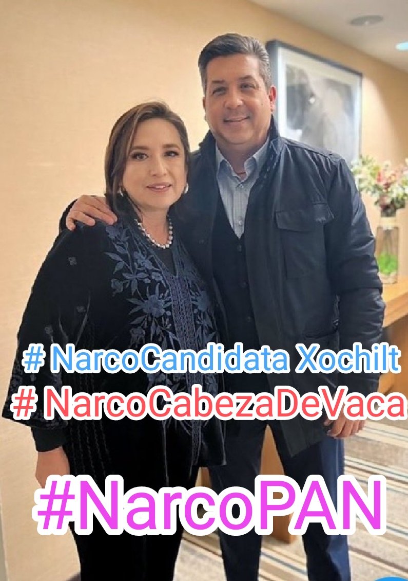 Circula en redes. #NarcoCandidataXochitl