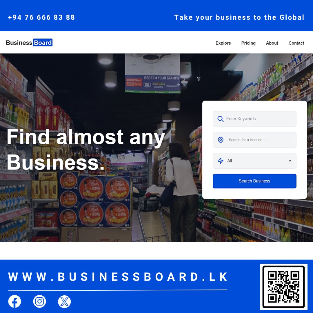 BusinessboardLk's tweet photo. புதிதாக ஒரு இடத்திற்கு செல்கிறீர்களா?
உங்களை சுற்றி உள்ள கடைகள்  மற்றும் வணிக தளங்களை  இலகுவாக இனங்கான நாம் உங்களுக்கு  உதவுகிறோம்.

Just go with : https://t.co/7ejWrsj4ce and save your time.
மேலதிக உதவிகளுக்கு : 076 666 8388 (24/7) https://t.co/Hov9RYSTi5