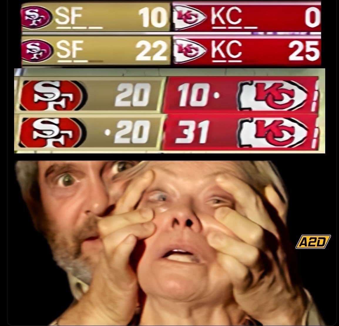 Hey #49ersfaithful, LOOK. 🤣🤣

#SuperBowl #ChiefsKingdom #SuperBowl2024 #traviskelce #SanFrancisco49ers #49ers #SuperBowlLVIII #patrickmahomes #superbowlsunday #ChiefsNation #chiefs #chiefskingdom #KansasCityChiefs