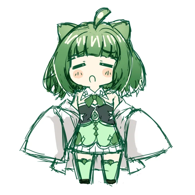 みゃこーんなみゃこ先輩ラフ#マギレコ 