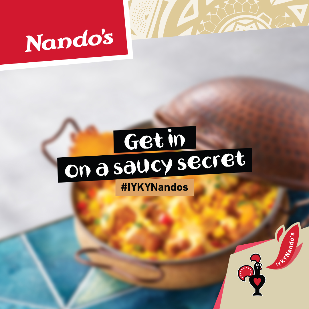 Promise you won’t tell anyone….
#IYKYNandos