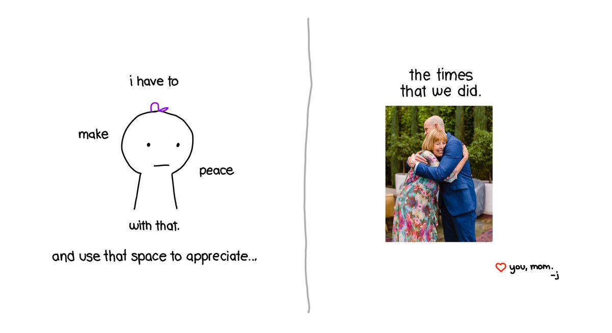 It's taken me a long time to know what to say about my mom. But here it is.

<3 you, mom. 