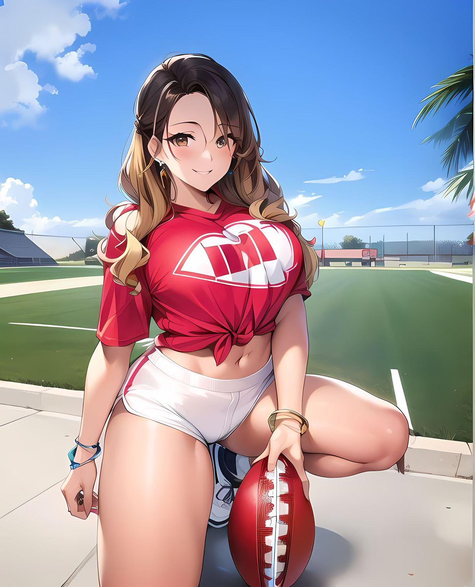 Laze144's tweet photo. Super Bowl Sunday 🏈#SuperBowl2024 #AI #SuperBowlLVIII #anime #AnimeArt #nsfw https://t.co/2Wcjhqvvgt