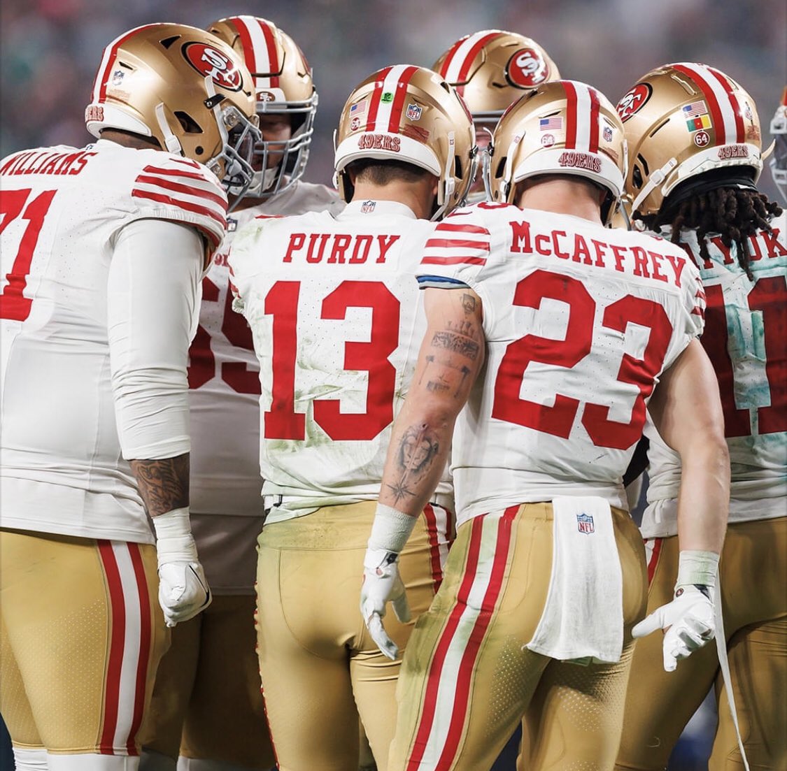 49ersSportsTalk's tweet photo. Watching Brock in the #SuperBowl… 

The Poise..

The Command..

The Leadership..

Went toe to toe &amp; lead his team to OT w/Patrick Mahomes on the other side. In an absolute dog fight was unfazed. 

If you watched that &amp; come out of it with no respect for Purdy. You’re a HATER!💯 https://t.co/tZT02ChAtk