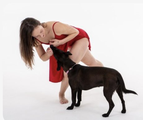 Happy new week ~ hope it’s filled with lots of fur love! 

Paula Maxine Owens &amp; Zena 
Photography : Ingrid Owen 
TM Studio’s 
➖➖➖