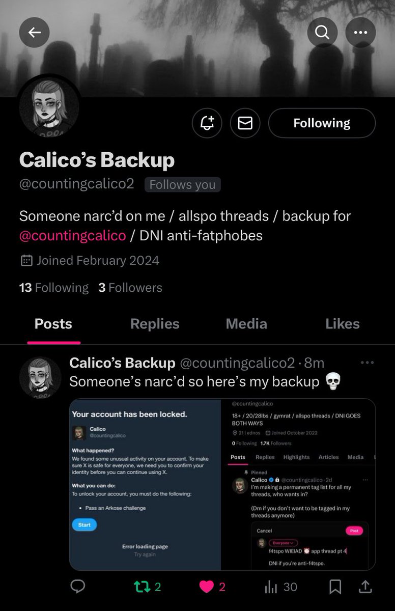 Calico tweet media