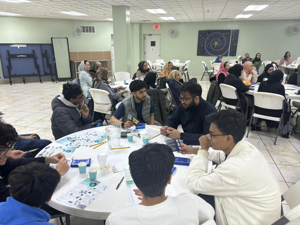 Workshop Success! 😊 We are #RegisteredandReady with voters of all ages at Islamic Foundation North! Want to make sure your community is #RegisteredandReady? 🗳️ Contact us to host a Community Workshop on Voter Registration. We hope to see you soon! 👀👋