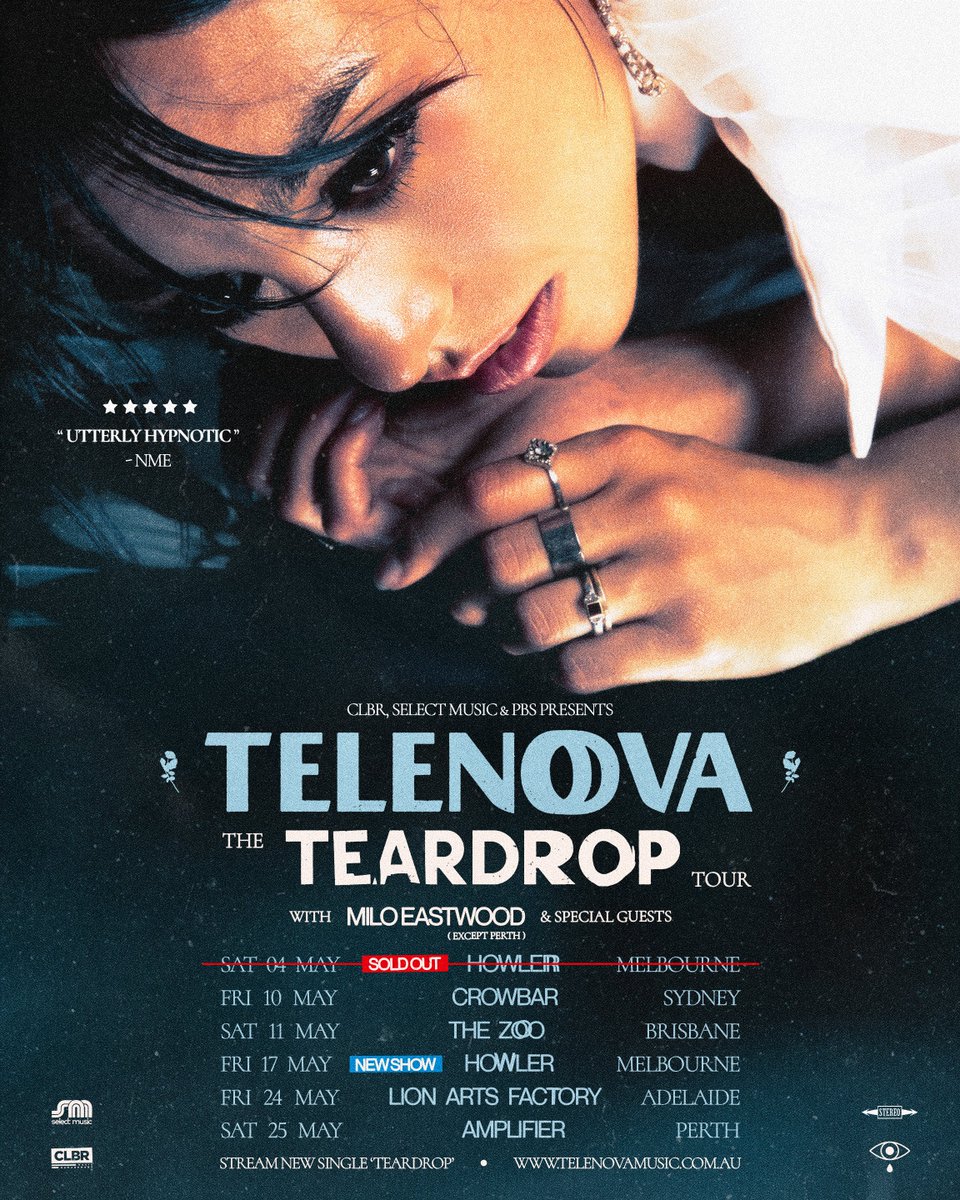 unreal 🥹 you party people sold out Howler in 3hrs!!! what! :’) thank you!! (and we love you 🫶) They’ve given us a 2nd Melbourne show *ೃ༄ May 17th tickets on sale for you now at link in bio xxxx