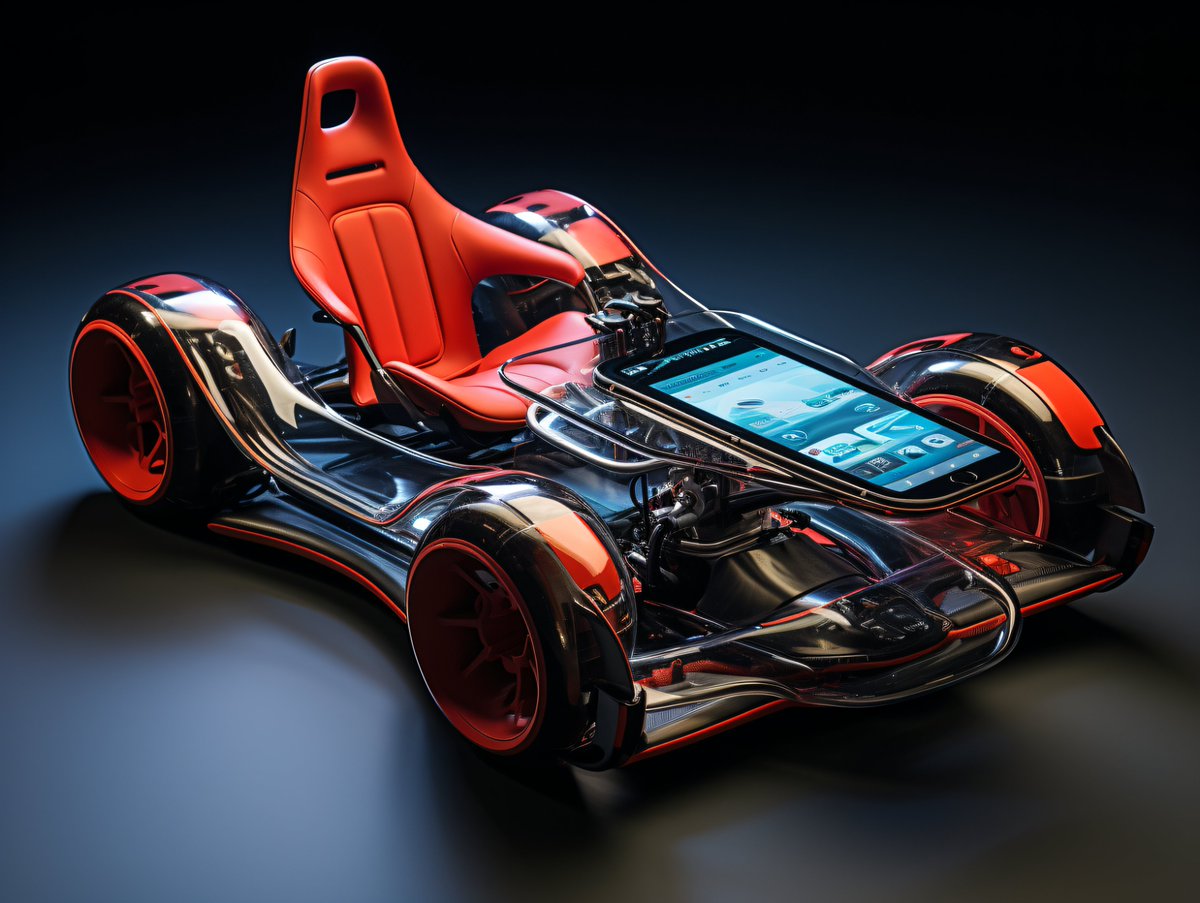 fushelope's tweet photo. "Futuristic Formula Car for Smartphone Addicted Drivers"

#F1 #AIArt #Midjourney https://t.co/jQmbR6G35P