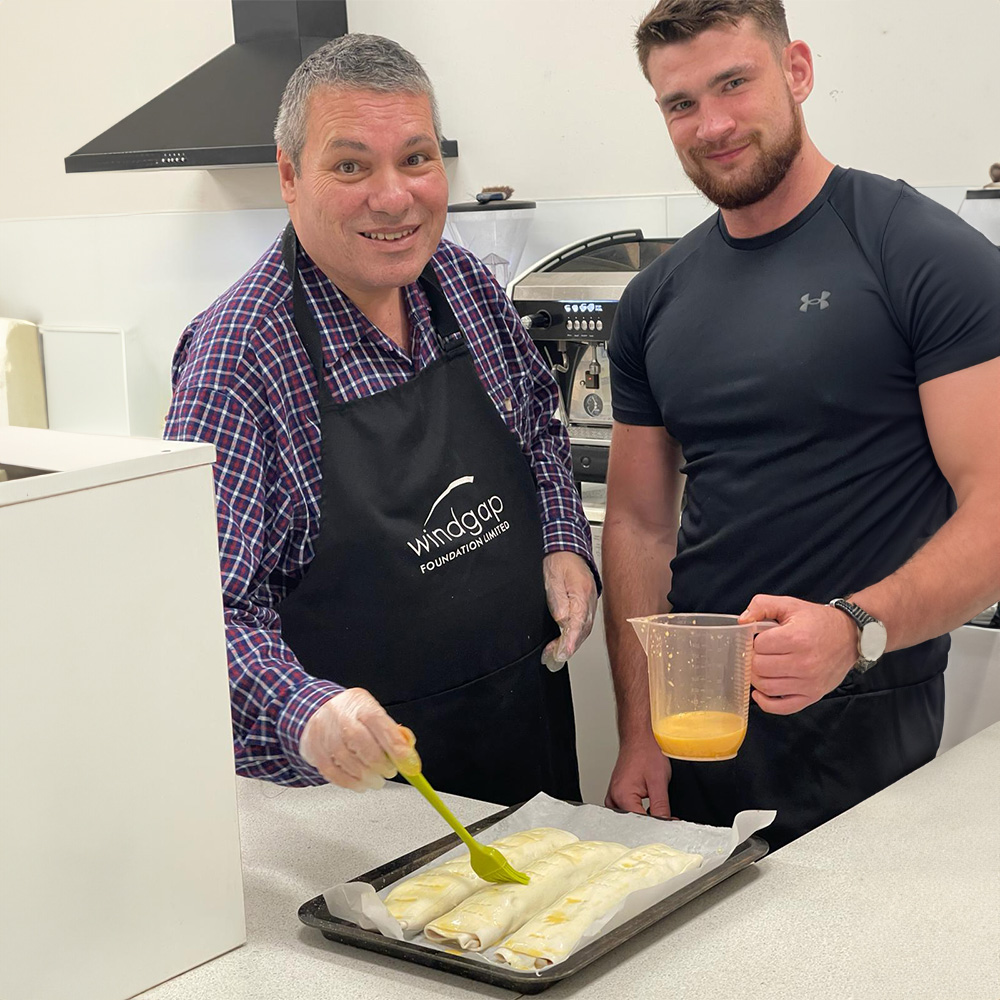 WindgapFDN's tweet image. 🍴Culinary magic in progress! Windgap Participants are hard at work in the kitchen, masterfully creating sausage rolls. 👩‍🍳 #InclusiveCooking #EmpowerThroughAbility #KitchenStars #WindgapInclusion #WeAreWindgap #CreatingOpportunites