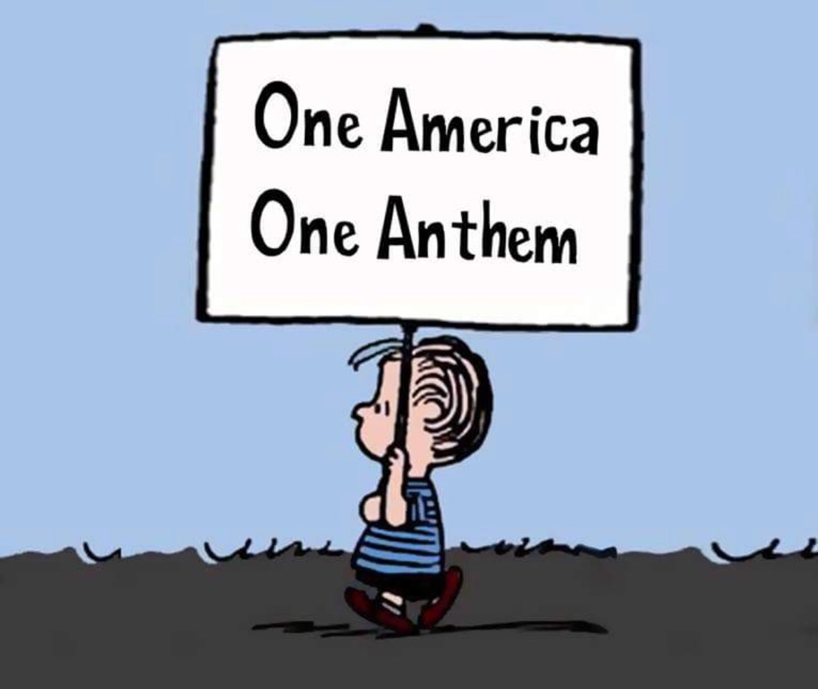 ❤️🇺🇸 The Star Spangled Banner is our ONLY National Anthem! ❤️🇺🇸