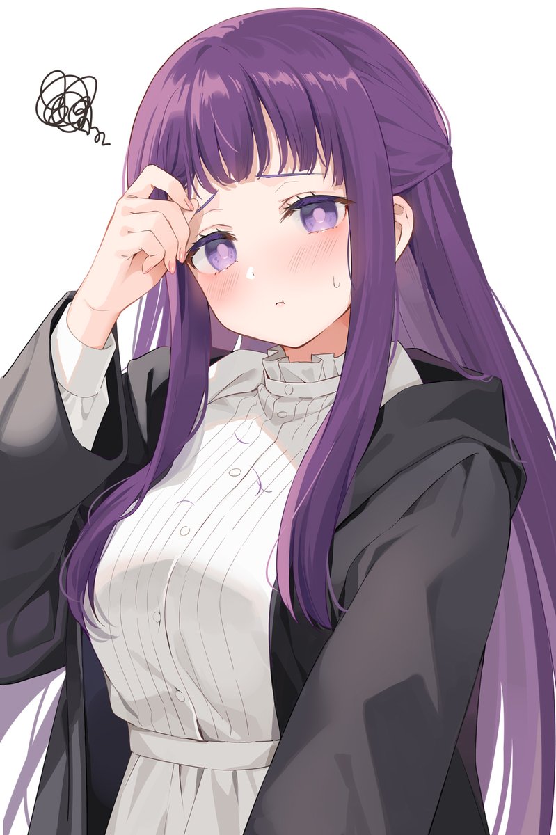 フェルン「「切り過ぎました…。」#フェルン」|倉澤もこのイラスト