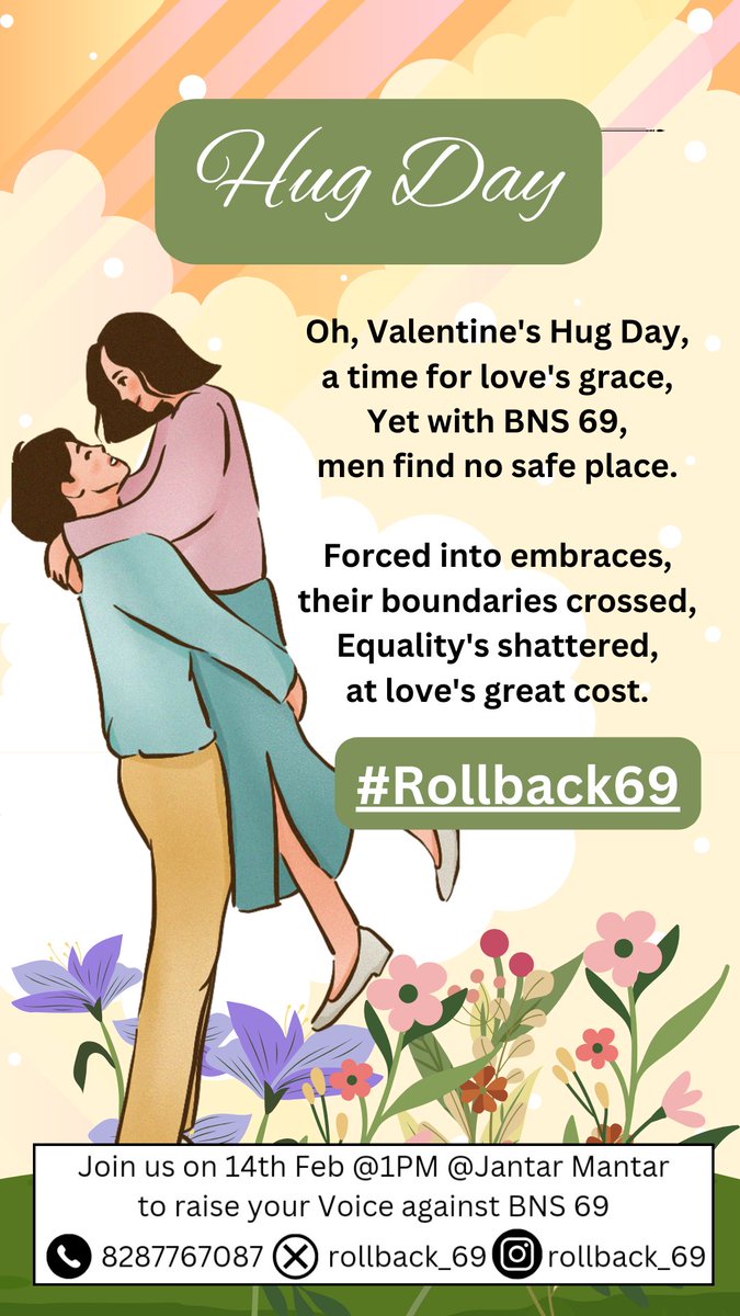 R U ready to b d next victim of #LegalTerrorism? BNS 69, the nightmare that'll turn consensual relationships into criminal cases. Don't b fooled by promises of fairness,b'coz u/s BNS 69, Ur innocence is irrelevant. Say goodbye to justice & hello to legal nightmares. #Rollback69