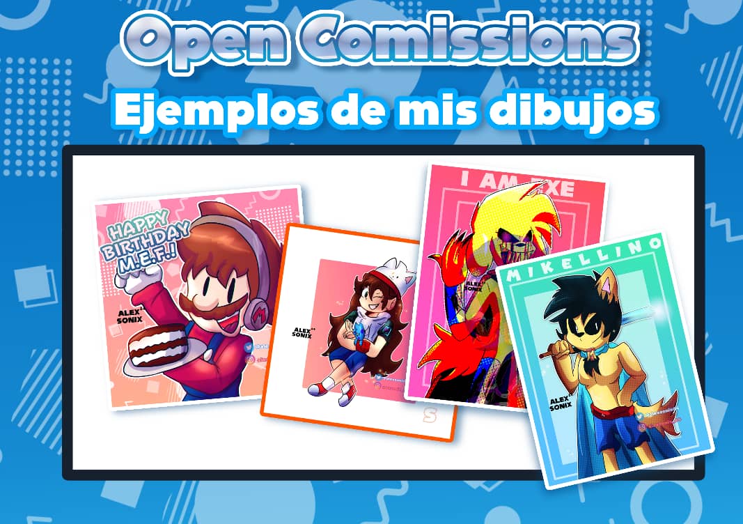 alexsonix64's tweet image. ⚡ Tabla de comisiones actualizada ⚡
+ nueva ficha de OC
Cualquier duda que tengan estaré al tanto en los MDs
RT y Fav se agradece 🫶