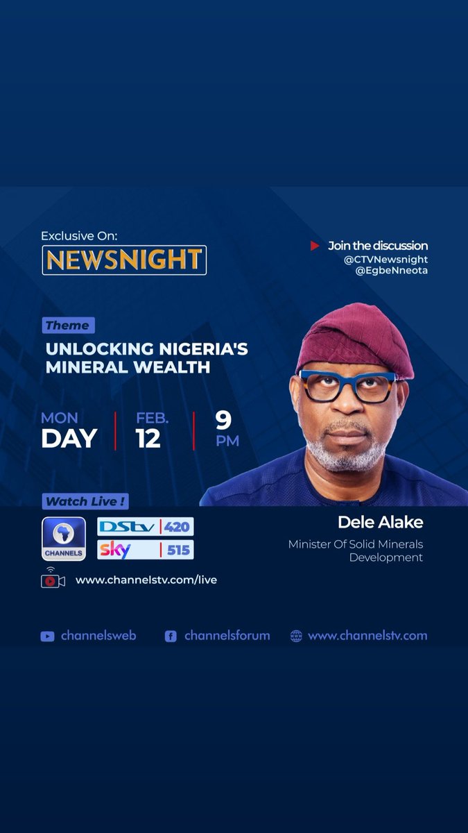 And now that #AFCON2023 is over, #JoinMe Tonight on #CTVNewsNight @channelstv … the #conversation is about #harnessingOurWealth as a #nation