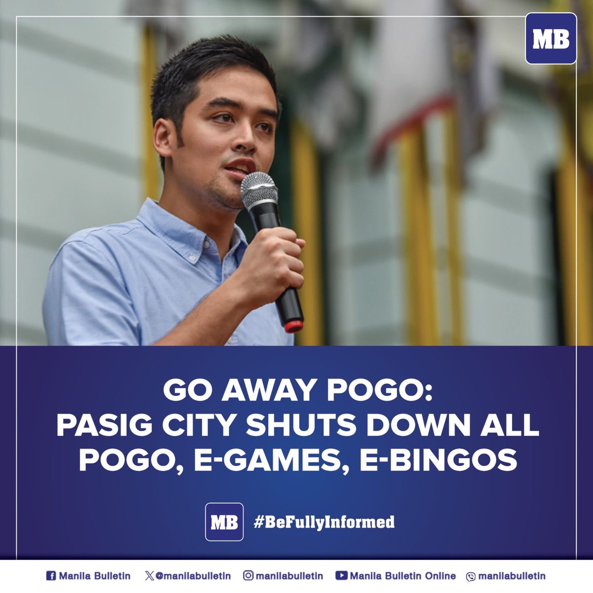 manilabulletin's tweet photo. True to its promise, the city government of Pasig has closed all Philippine Offshore Gaming Operations (POGOS), E-games, and E-bingos in the city, Pasig City Mayor Vico Sotto announced on Monday, Feb. 12.

READ: https://t.co/V90a5f3nNO https://t.co/zkkTz7GUYC