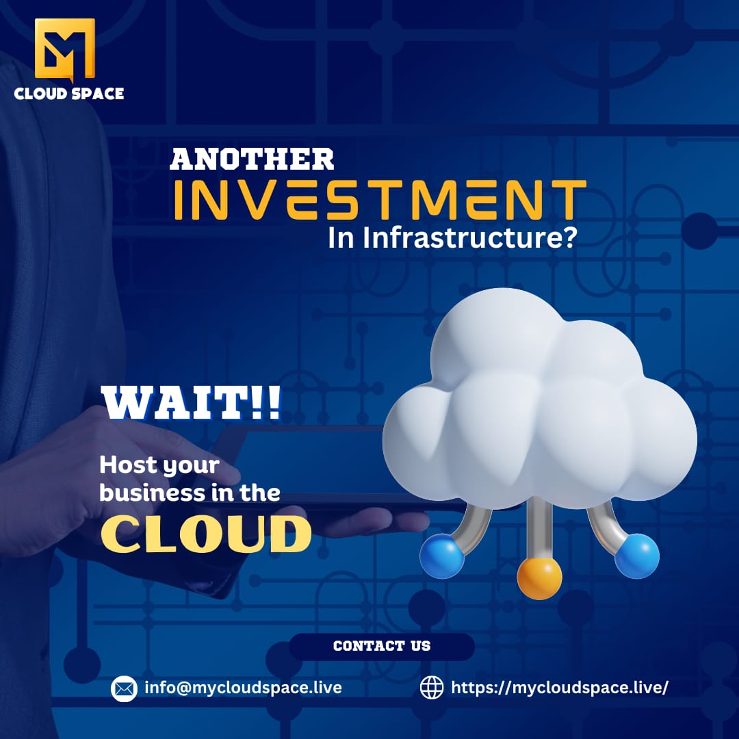 Cloud566521835's tweet image. Thinking about taking your business online then Think about better Hosting provider. 
Move to MyCloudSpace, a
dedicated cloud server. Its safe and secure.

Email: info@mycloudspace.live 
Visit: mycloudspace.live

#cloudhostingservices 
#MyCloudSpace #cloudhosting