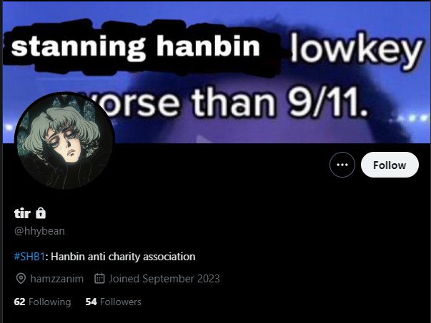 hjjjjhsz's tweet photo. TW// intense hate tweets, baseless rumors.

if you think allindans' usual shady tweets about the members are annoying you have yet to witness what they tweet abt Gunwook, Matthew, Hao, yujin, Ricky in their privs. on today's episode we have miss Tir aka @hamzzanim @hhybean. https://t.co/zDnVWslfqY